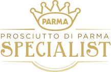 Specialist che affetta Prosciutto di Parma