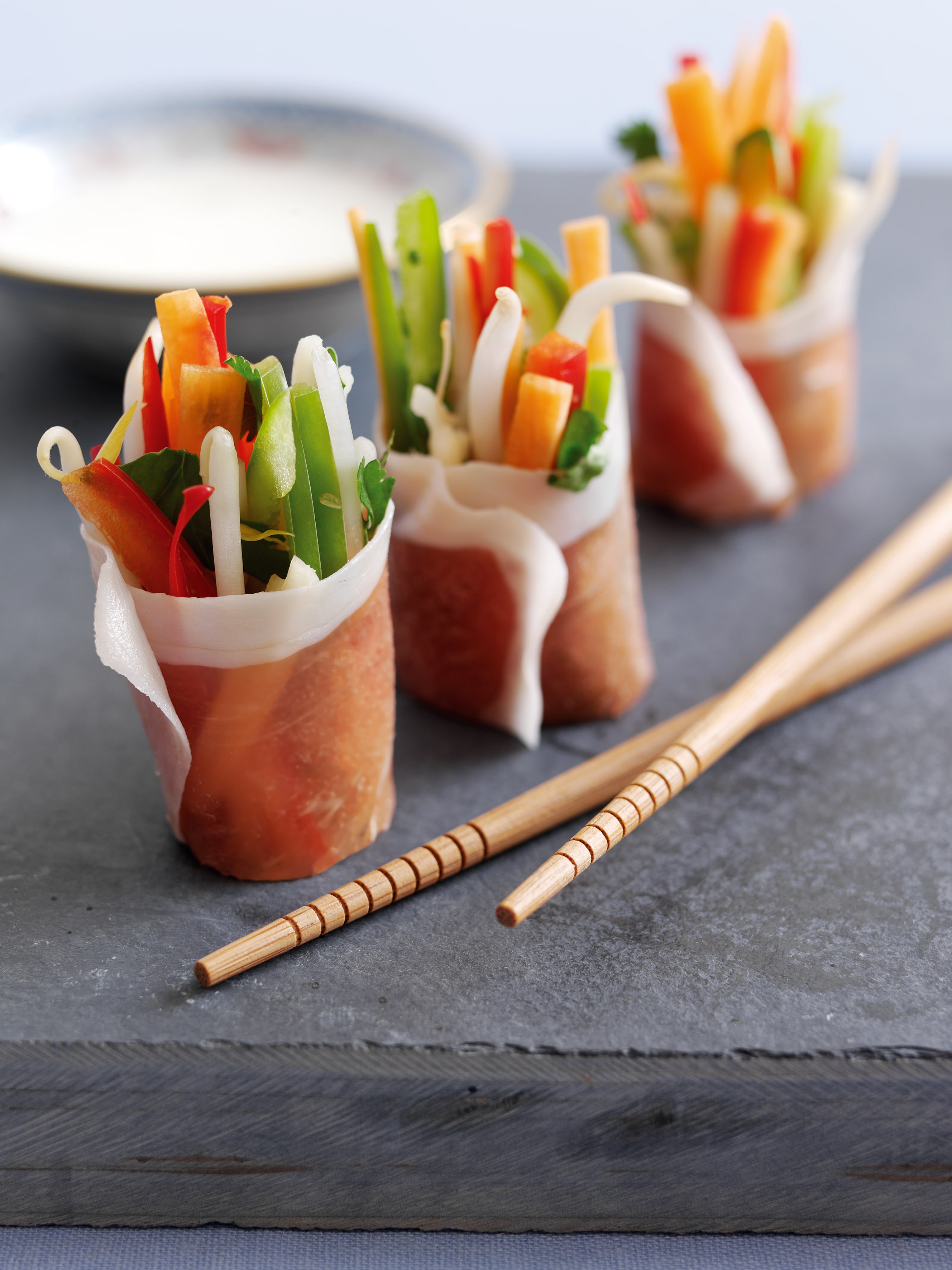 Thai-style Parma Ham spring rolls | Consorzio del Prosciutto di Parma