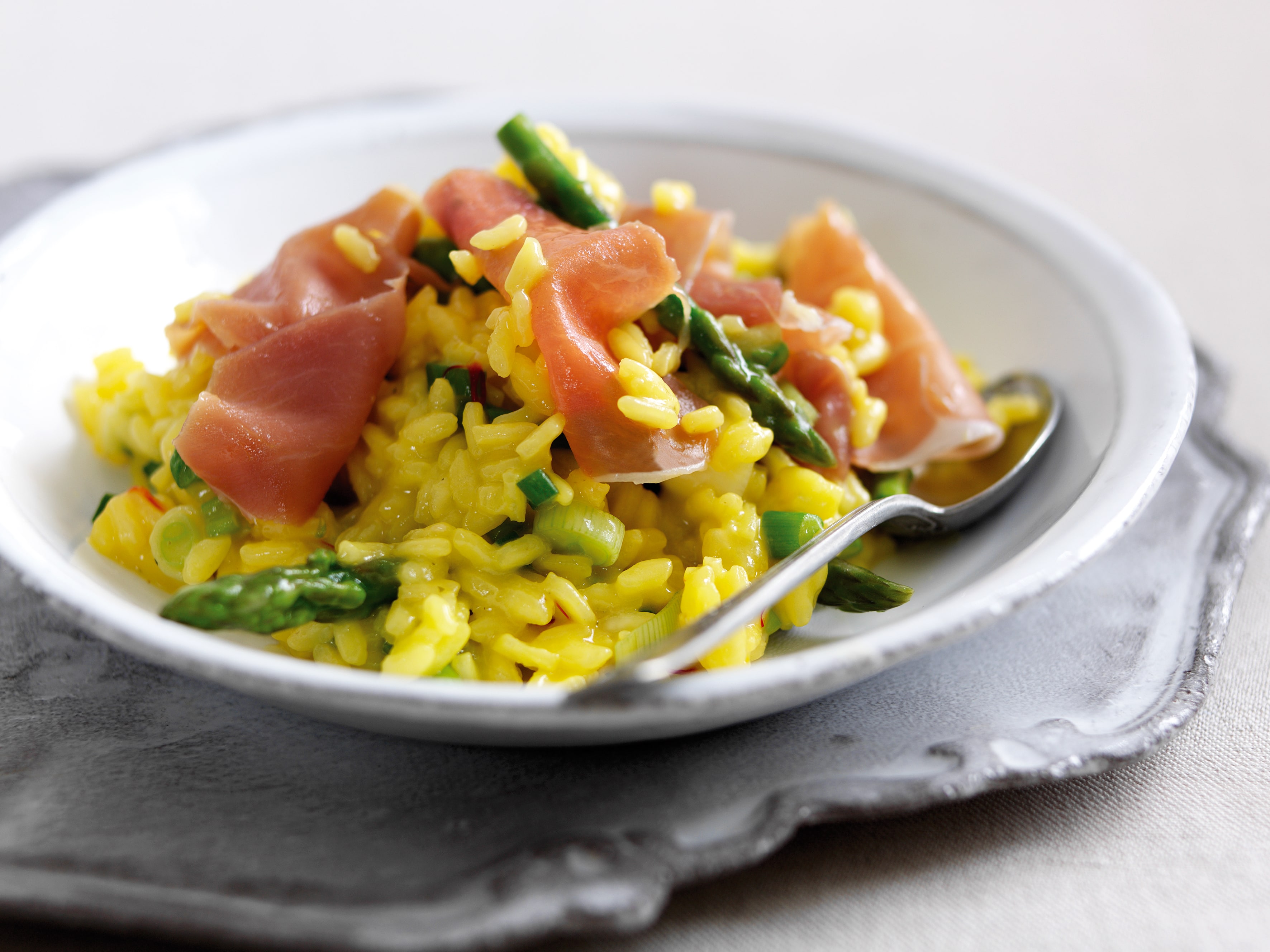 risotto asparagi e zafferano